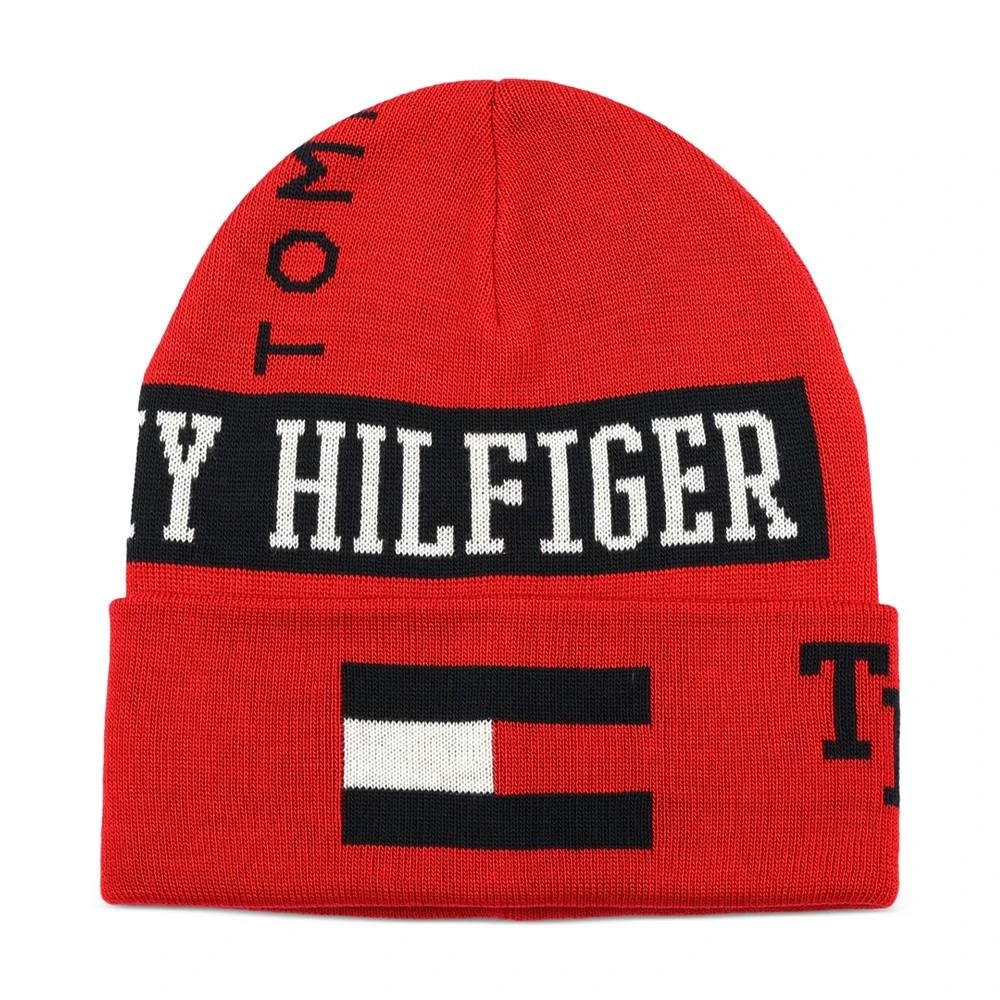 商品Tommy Hilfiger|Men's Logo Graphic Cuffed Hat,价格¥209,第5张图片详细描述