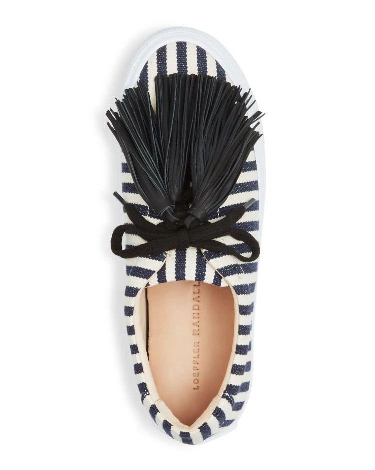 商品Loeffler Randall|Women's Logan Tassel Lace Up Sneakers,价格¥2205,第3张图片详细描述