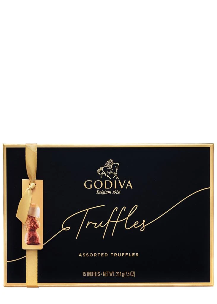 商品Godiva|Signature Truffles 15 Piece Chocolate Box 214g - Best Before 31/10/2023,价格¥231,第4张图片详细描述