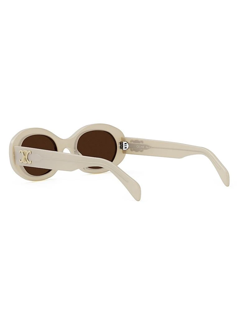 商品Celine|Triomphe 51MM Oval Sunglasses,价格¥3818,第4张图片详细描述