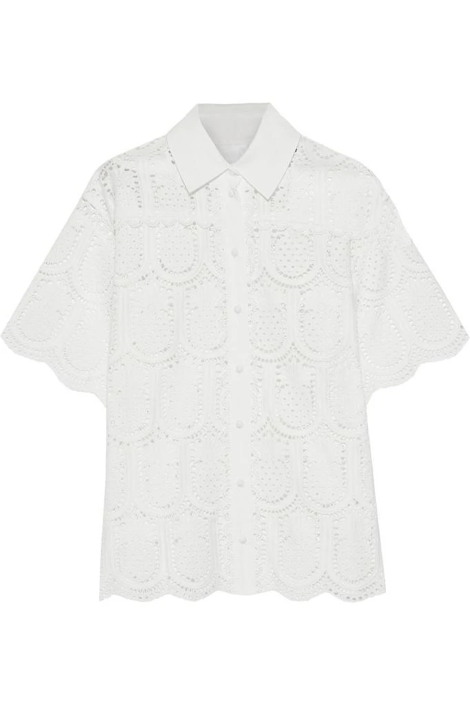 商品Zimmermann|Wayfarer broderie anglaise cotton shirt,价格¥2190,第1张图片