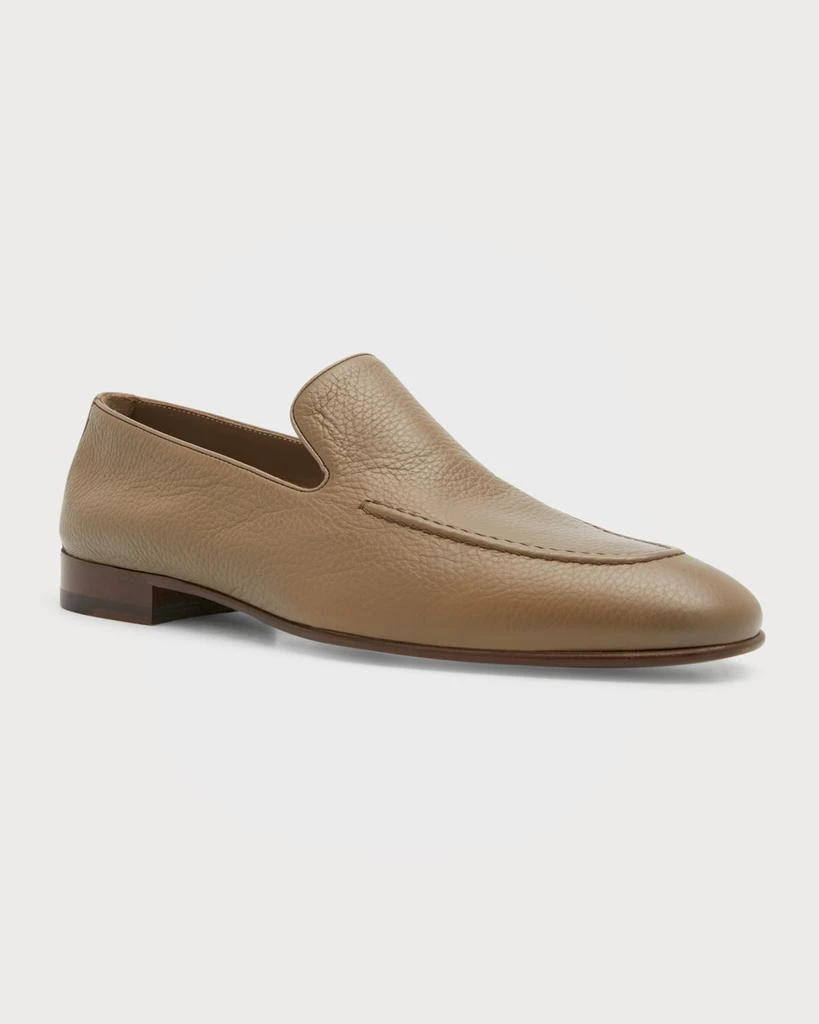 商品Manolo Blahnik|Men's Truro Leather Loafers,价格¥6908,第2张图片详细描述