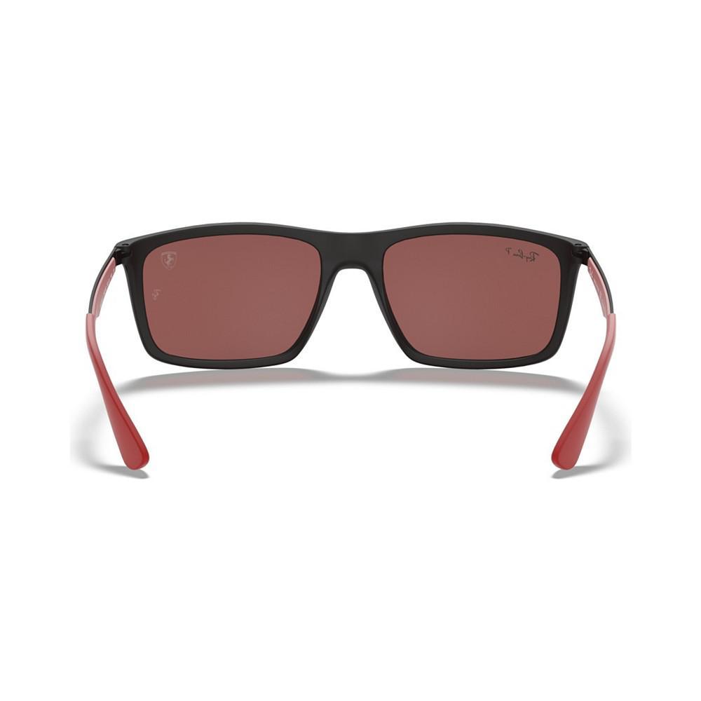 商品Ray-Ban|Men's Polarized Sunglasses, RB4228M Scuderia Ferrari Collection 58,价格¥1932,第7张图片详细描述