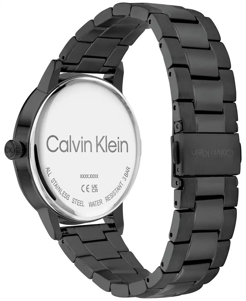 商品Calvin Klein|Black Stainless Steel Bracelet Watch 43mm,价格¥813,第3张图片详细描述