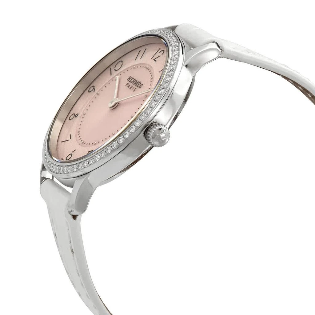 商品Hermes|Hermes Slim D'Hermes Quartz Diamond Ladies Watch 044610WW00,价格¥32868,第2张图片详细描述