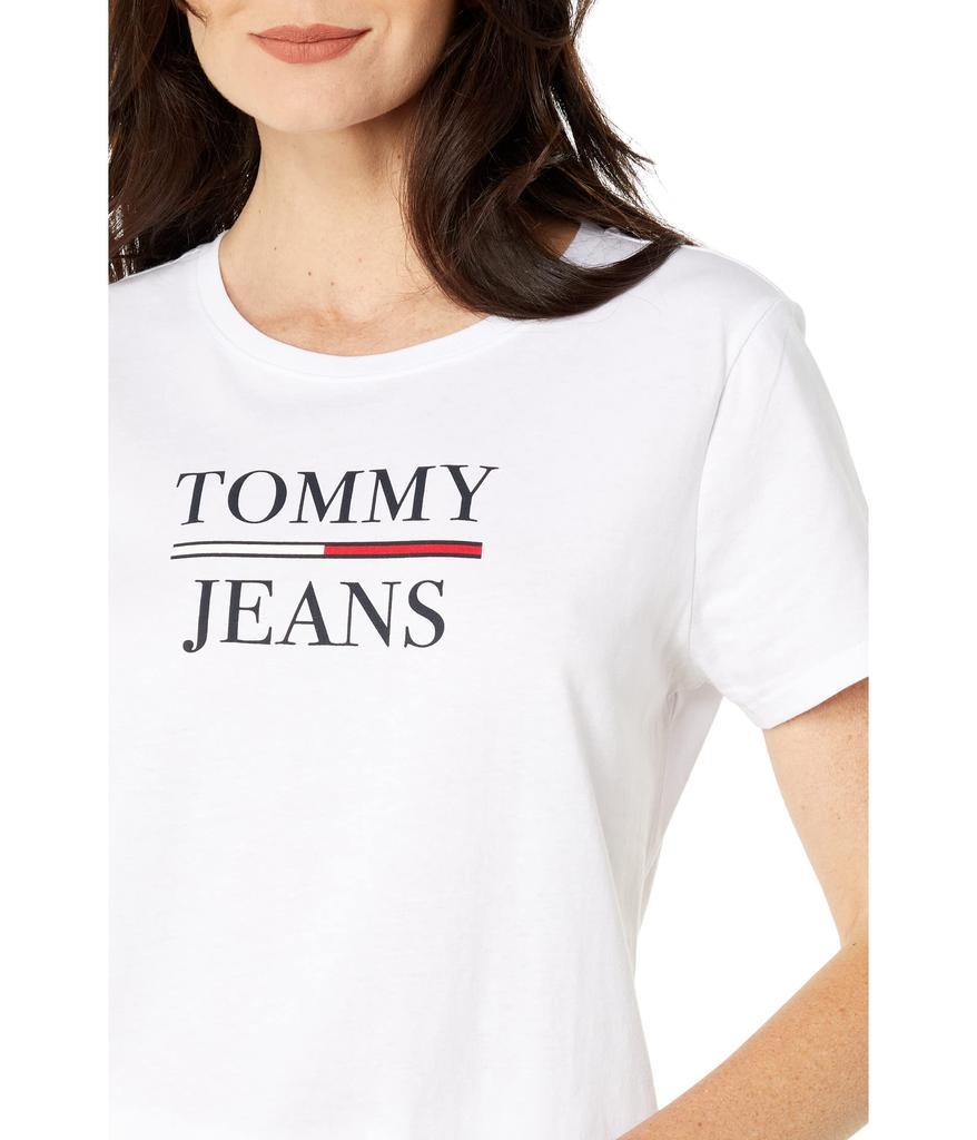 商品Tommy Jeans|Short Sleeve Slim Fit Logo Tee,价格¥102-¥145,第5张图片详细描述