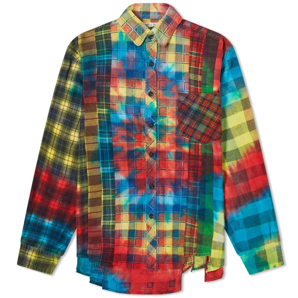 商品Needles|Needles 7 Cuts Tie Dye Flannel Shirt,价格¥717,第1张图片