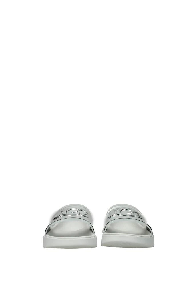 商品UGG|Slippers and clogs hilama slide Eco Leather Silver,价格¥420,第3张图片详细描述