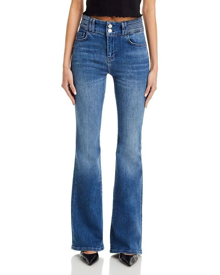 Le High Rise Flare Jeans in Crossings 商品