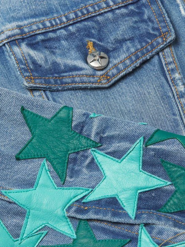商品AMIRI|Chemist Star Denim Trucker Jacket,价格¥5177,第4张图片详细描述