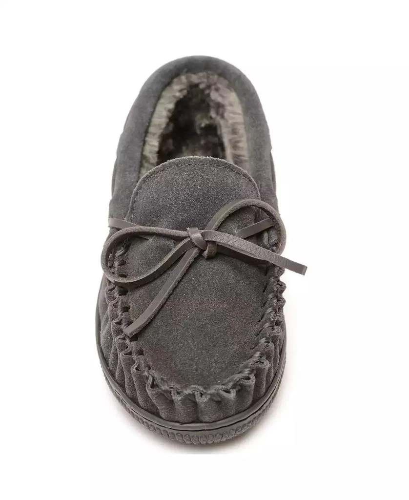 商品Minnetonka|Toddler Boys Pile Lined Hardsole Moccasin Slippers,价格¥299,第4张图片详细描述