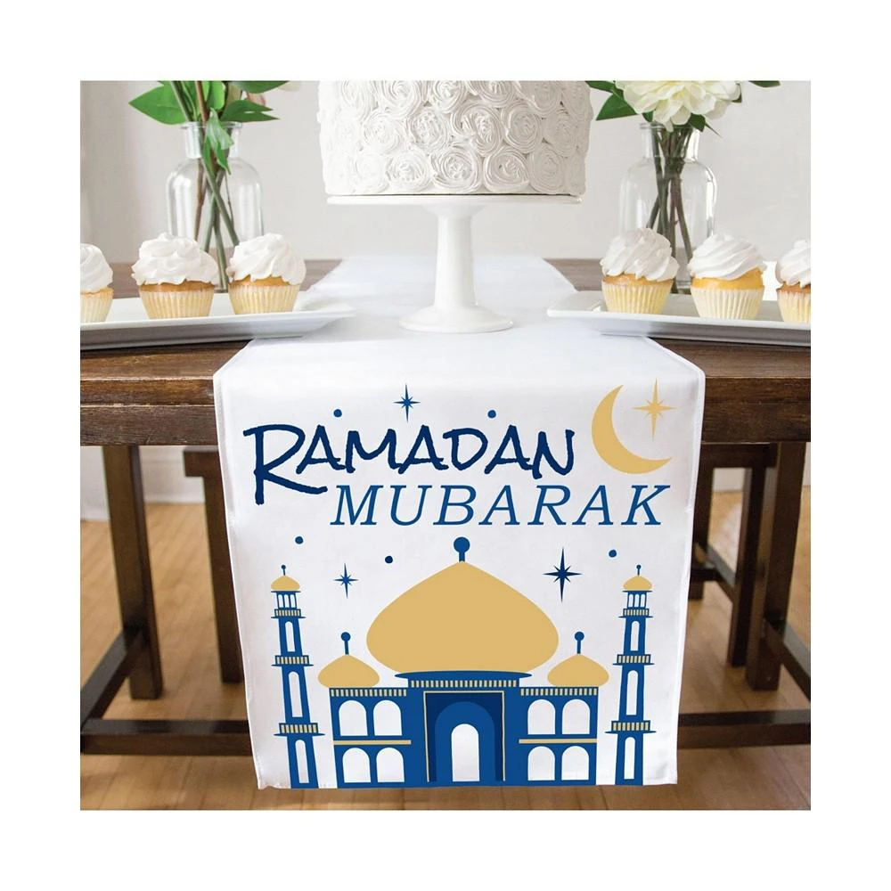 商品Big Dot of Happiness|Ramadan - Eid Mubarak Party Tabletop Decor - Cloth Table Runner - 13 x 70 inches,价格¥201,第3张图片详细描述