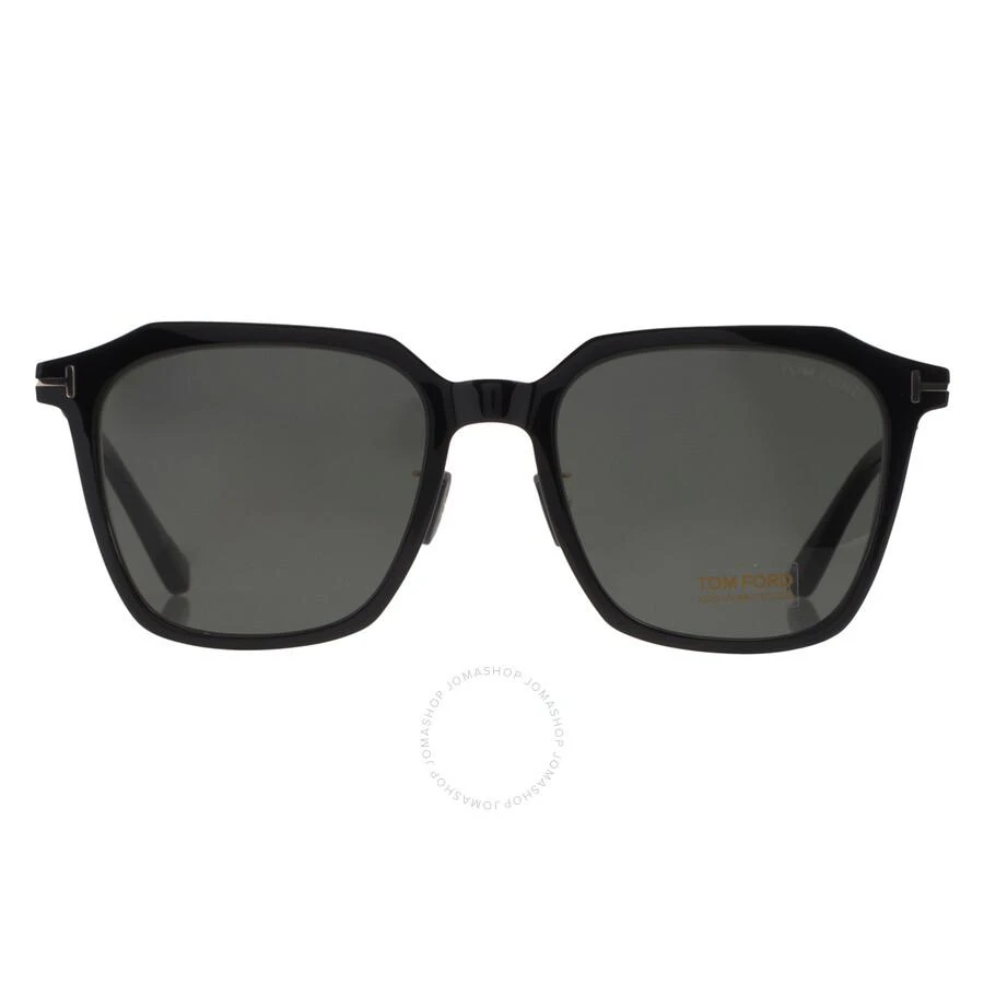 商品Tom Ford|Grey Square Unisex Sunglasses FT0971-K 01A 54,价格¥1340,第1张图片