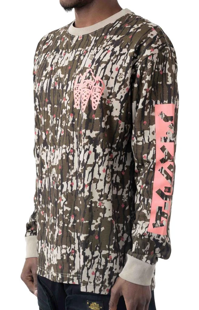 商品Icecream|Cherry L/S Knit Shirt - Camo,价格¥219,第2张图片详细描述