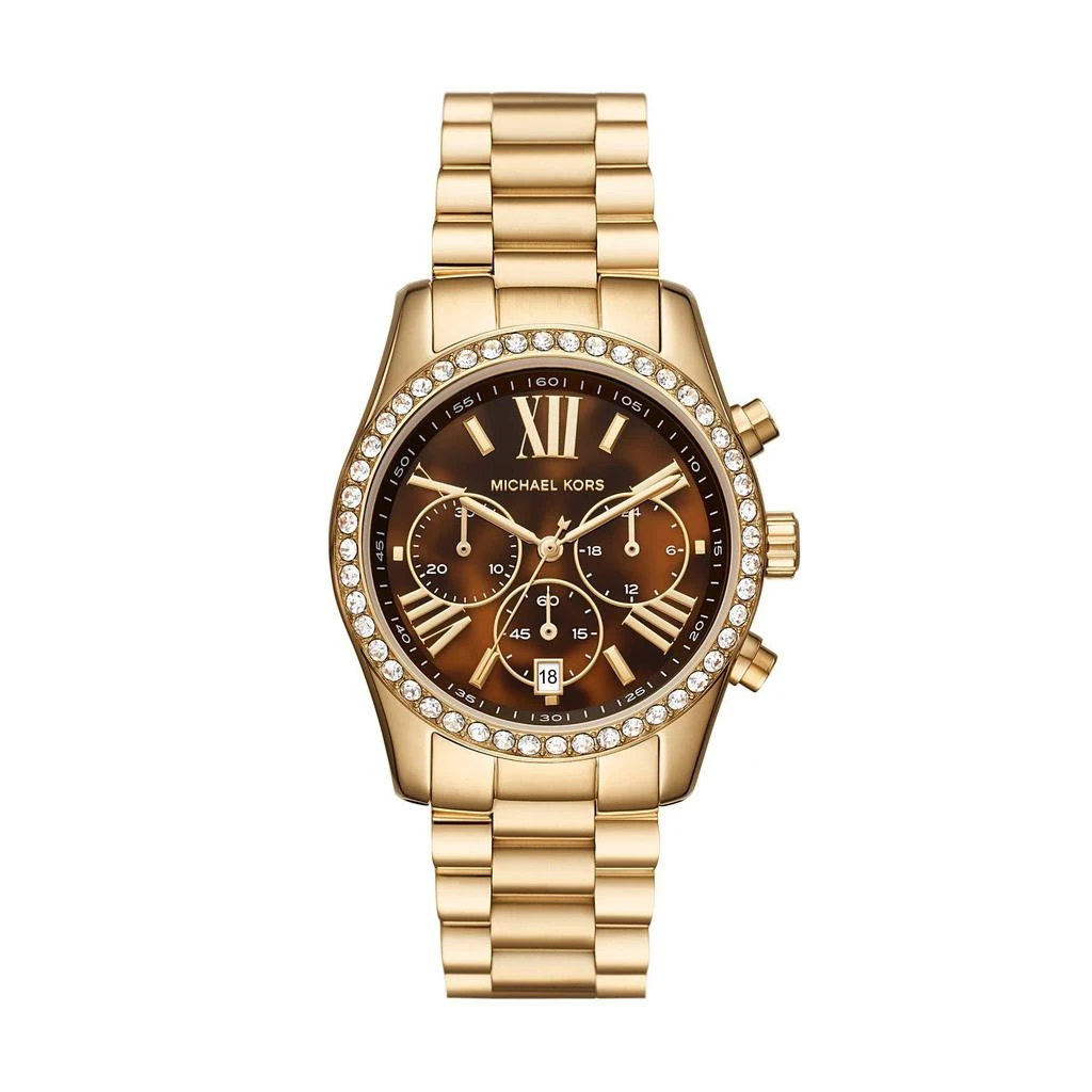 商品Michael Kors|MK7276 - Lexington Lux Chronograph Watch,价格¥2021,第1张图片