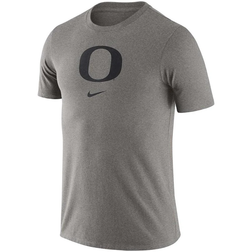 商品NIKE|Men's Heathered Gray Oregon Ducks Essential Logo T-shirt,价格¥188,第2张图片详细描述