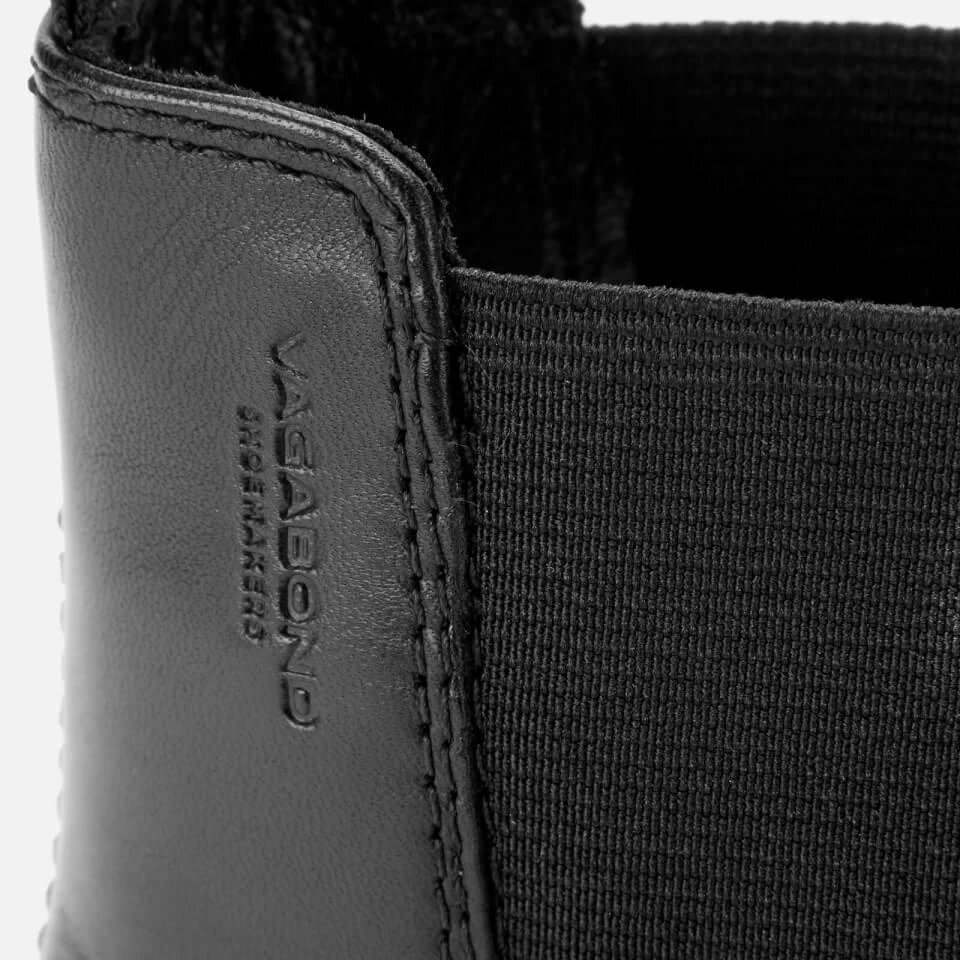 商品Vagabond|VAGABOND WOMEN'S KENOVA LEATHER CHUNKY CHELSEA BOOTS - BLACK,价格¥1171,第3张图片详细描述