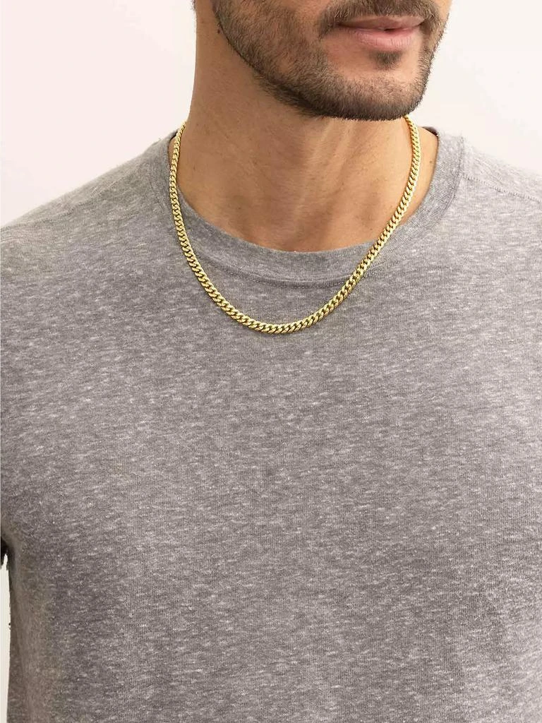 商品Oradina|14K Yellow Solid Gold Estate Cuban Bold Chain,价格¥15932,第5张图片详细描述