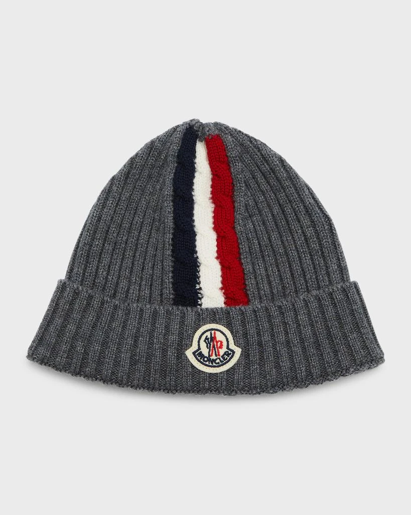 商品Moncler|Kid's Cable Knit Cap,价格¥645,第1张图片