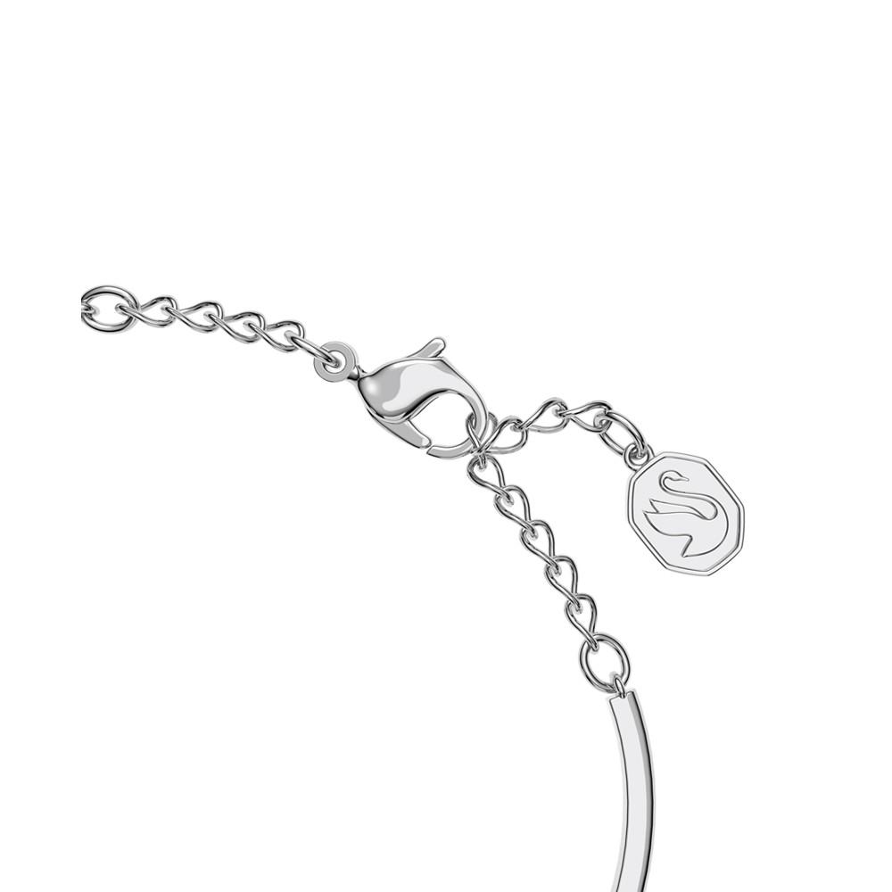 Silver-Tone Gema Crystal Bangle Bracelet商品第3张图片规格展示