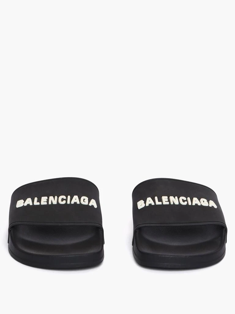 商品Balenciaga|3D-logo rubber slides,价格¥3265,第4张图片详细描述
