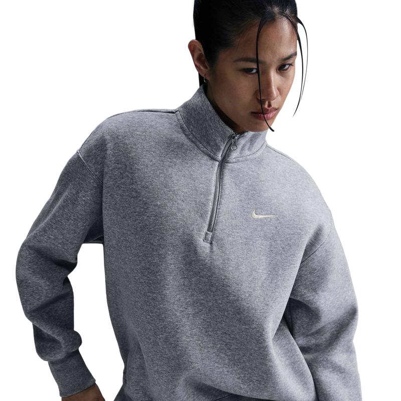 NIKE Nike NSW Phoenix Fleece Oversized Long Quarter-Zip