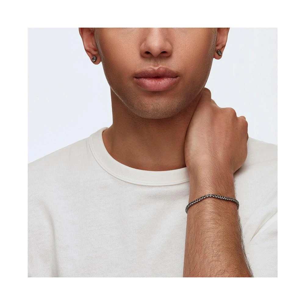 商品Swarovski|Tennis Deluxe Round Cut Ruthenium Plated Bracelet,价格¥973,第5张图片详细描述