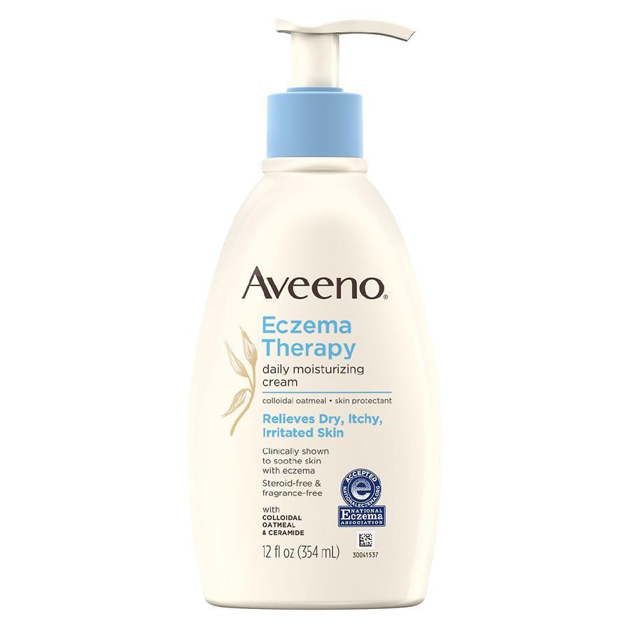 商品Aveeno|Eczema Therapy Daily Moisturizing Cream Fragrance-Free,价格¥148,第1张图片