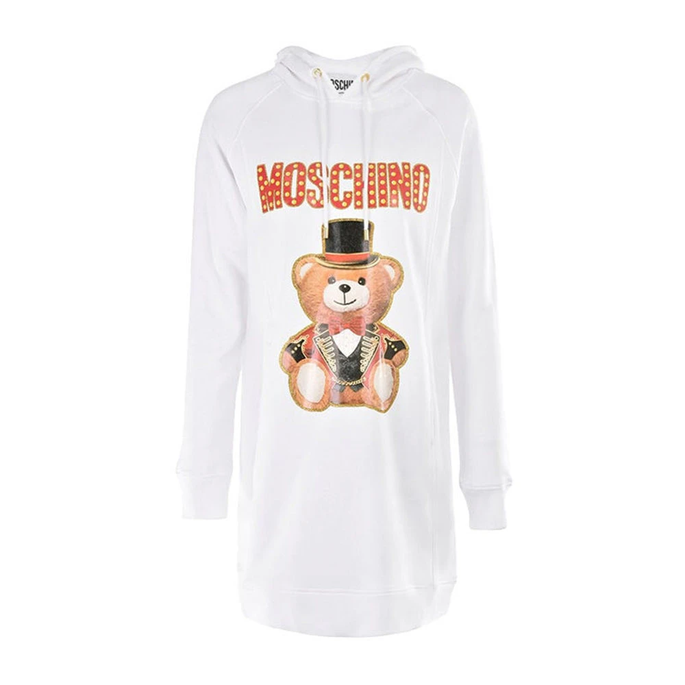 商品[国内直发] Moschino|MOSCHINO 白色女士卫衣/帽衫 EV0453-0527-3001,价格¥1457,第1张图片