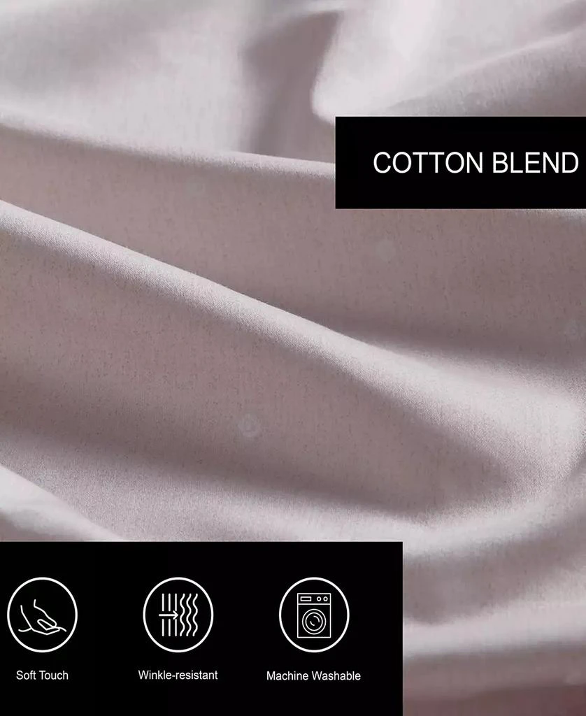 商品Vera Wang|CLOSEOUT! Eyelet 800 Thread Count Cotton Blend Sateen Sheet Set, Queen,价格¥788,第4张图片详细描述