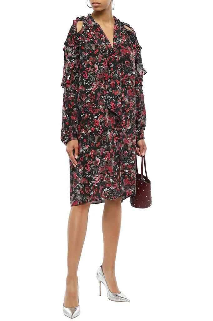 商品IRO|Equip cutout printed silk-crepe dress,价格¥1964,第2张图片详细描述