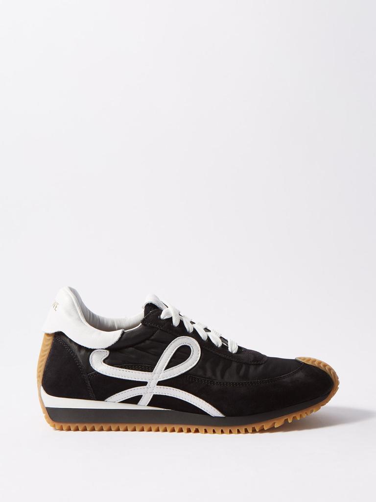 商品Loewe|Flow Runner nylon and suede trainers,价格¥4637,第1张图片