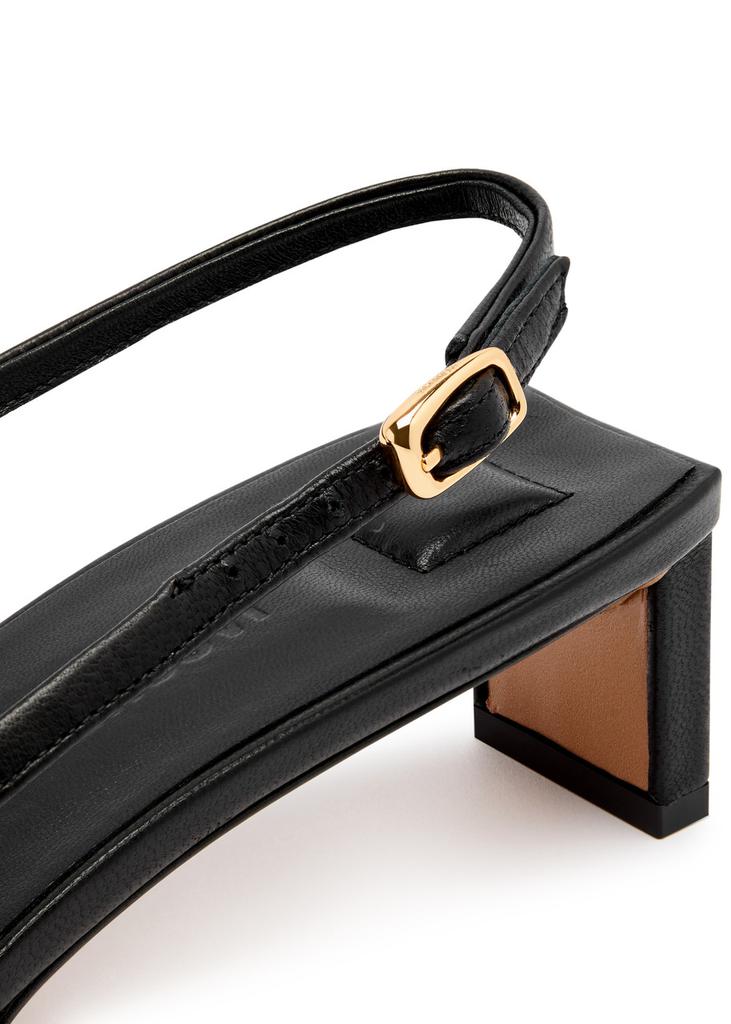 Jacquemus Les Slingbacks Duelo leather pumps - High Heels