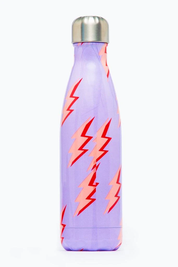 商品HYPE ACCESSORIES|HYPE LILAC LIGHTNING METAL WATER BOTTLE - 500ML,价格¥166,第2张图片详细描述