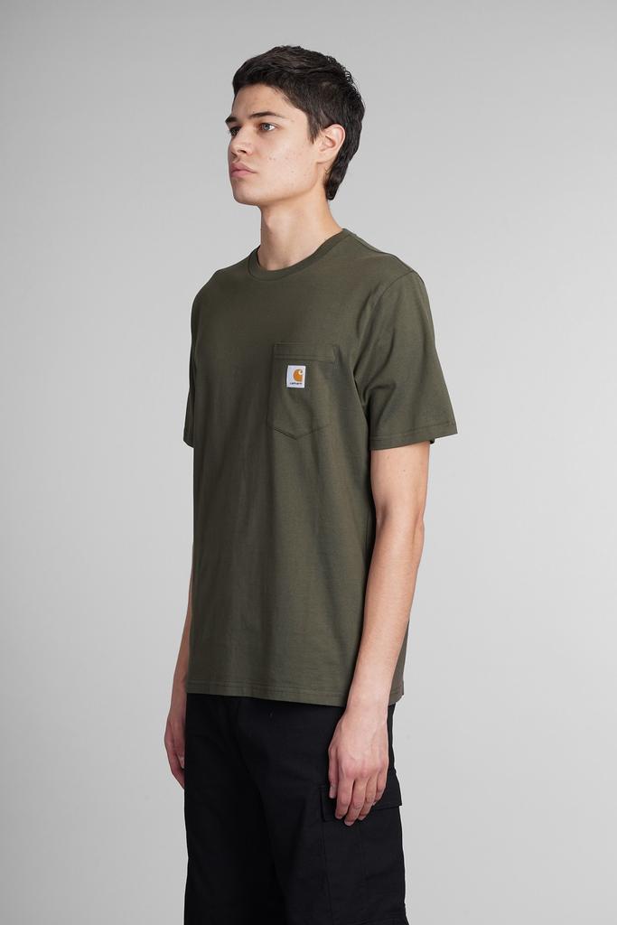 商品Carhartt|Carhartt T-shirt In Green Cotton,价格¥538,第6张图片详细描述