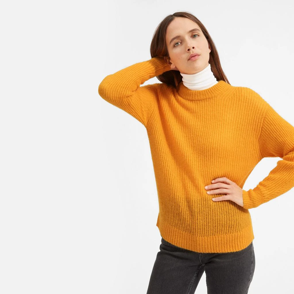 商品Everlane|Alpaca 宽松款圆领羊驼毛衫,价格¥562,第1张图片