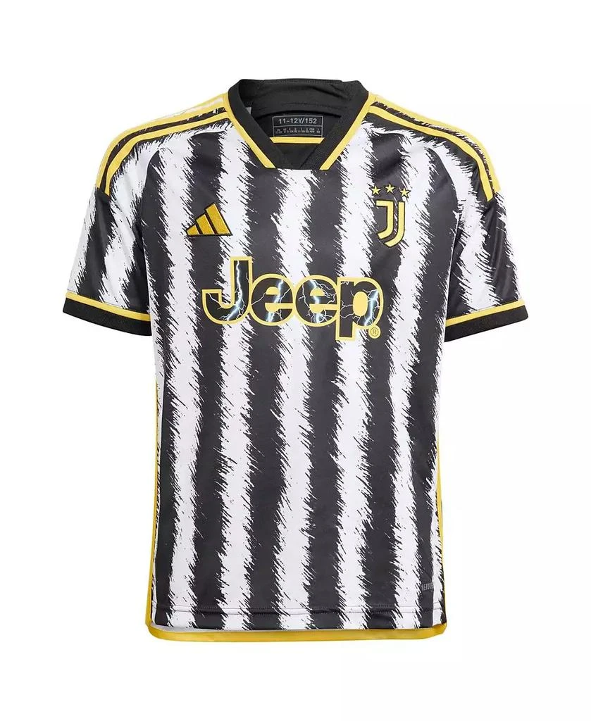 商品Adidas|Big Boys and Big Girls Black Juventus 2023/24 Home Replica Jersey,价格¥599,第2张图片详细描述