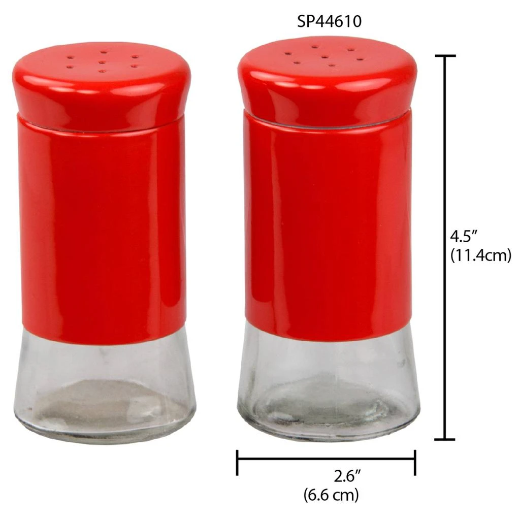 商品Home Basics|Home Basics Essence Collection 2 Piece Salt and Pepper Set,价格¥111,第5张图片详细描述