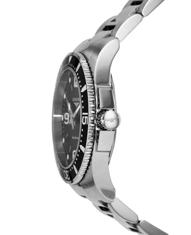 商品Longines|Longines HydroConquest Quartz 41mm Blue Dial Steel Men's Watch L3.740.4.96.6,价格¥6602,第3张图片详细描述