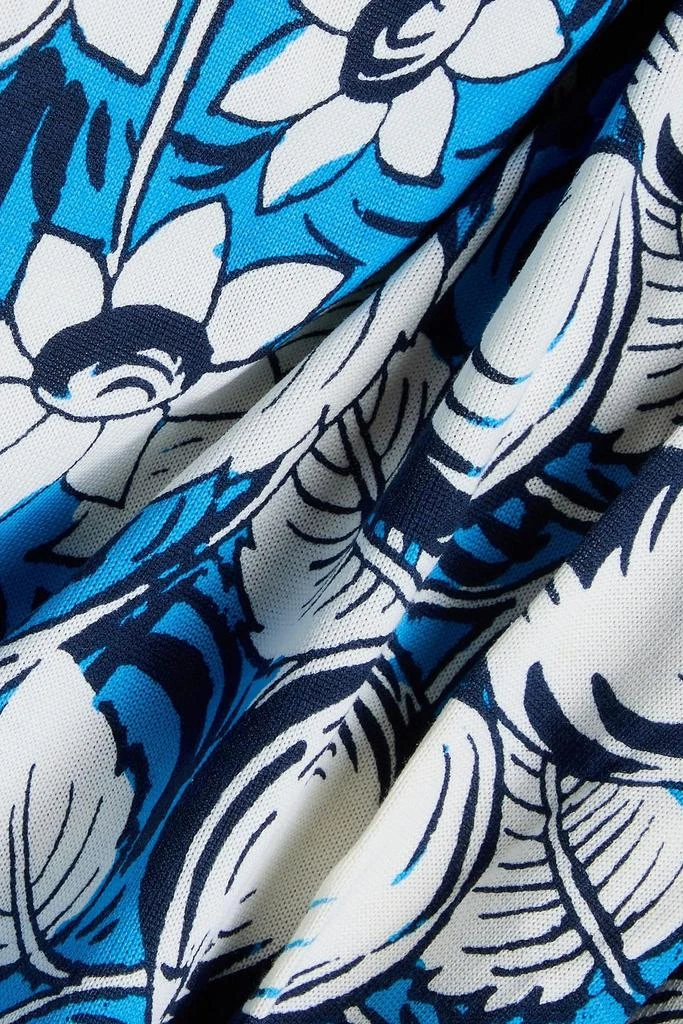 商品Diane von Furstenberg|Julian floral-print silk-jersey mini wrap dress,价格¥1512,第4张图片详细描述