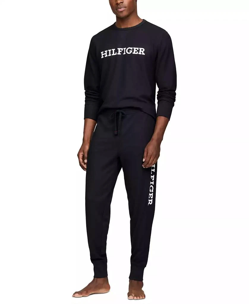 商品Tommy Hilfiger|Men's Thermal Logo Jogger Pajama Pants,价格¥64,第4张图片详细描述
