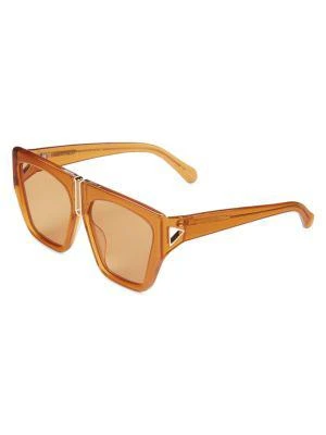 商品KAREN WALKER|Double Trouble 57MM Square Sunglasses,价格¥958,第2张图片详细描述