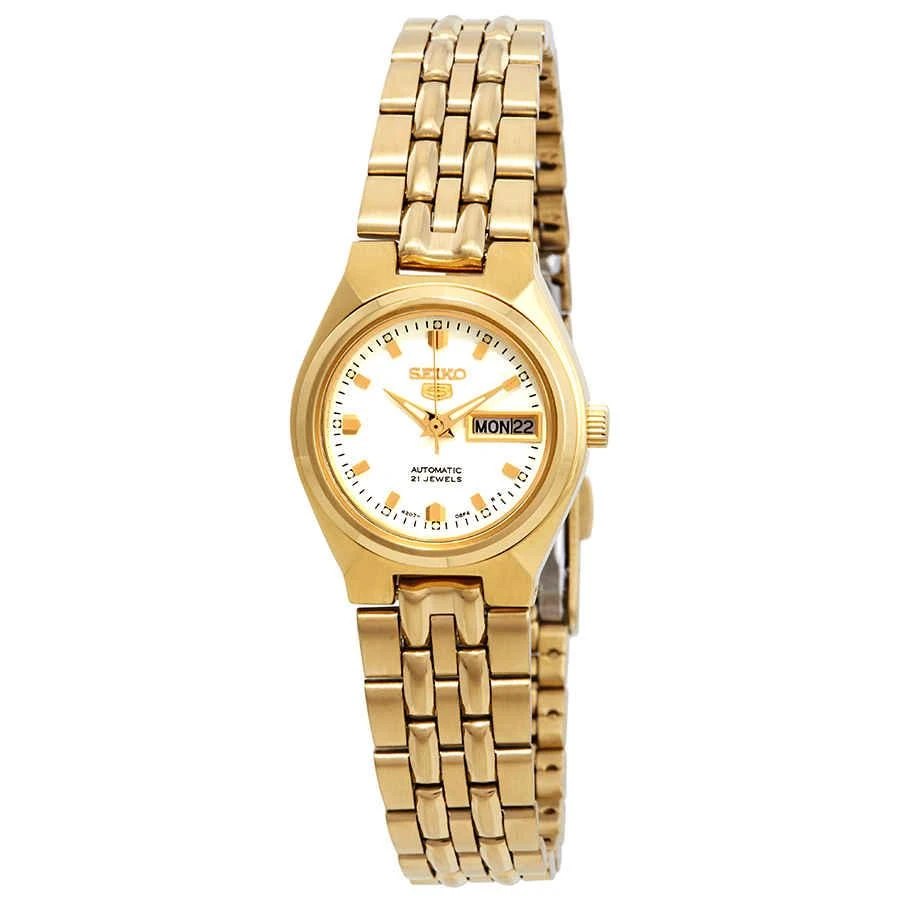 商品Seiko|Seiko Series 5 Automatic White Dial Ladies Watch SYMK46J1,价格¥902,第1张图片