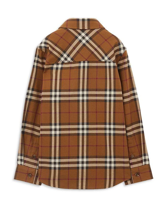 商品Burberry|Boys' Check Cotton Flannel Shirt - Little Kid, Big Kid,价格¥880,第2张图片详细描述