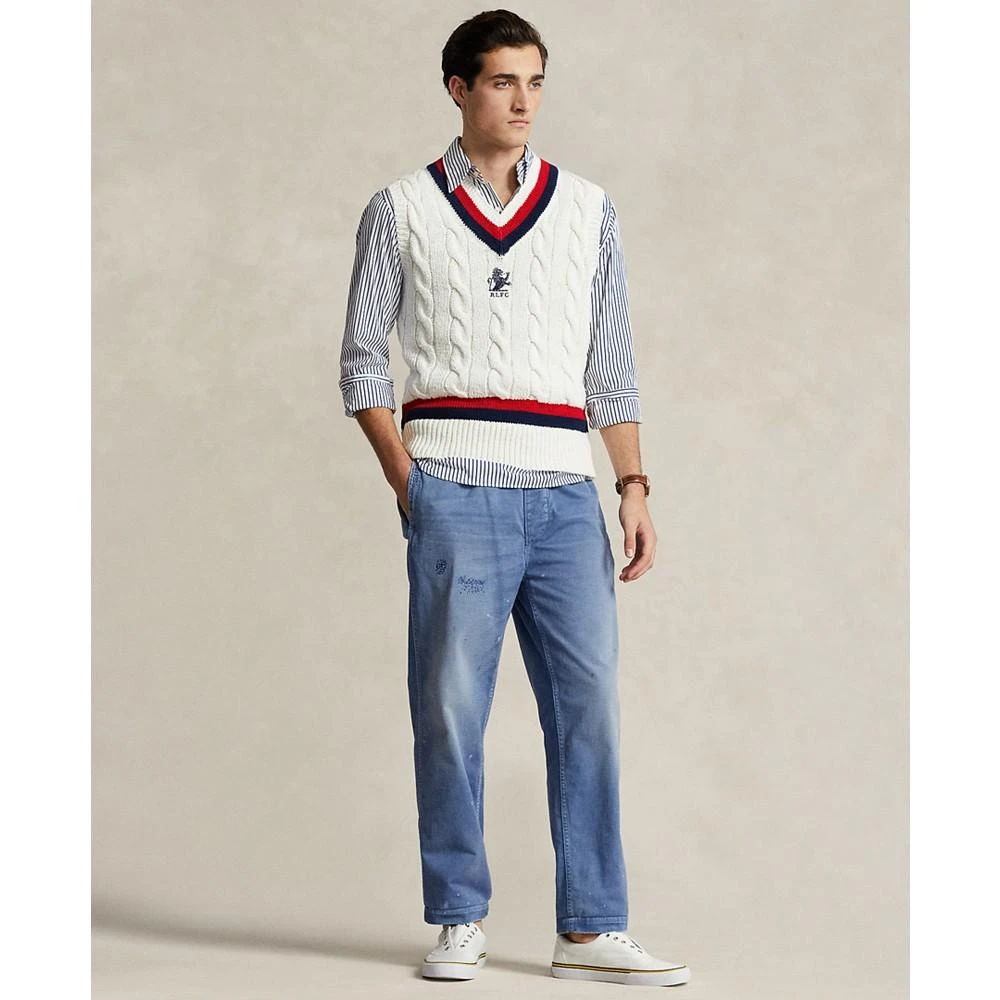 商品Ralph Lauren|Men's Cotton Cricket Sweater Vest,价格¥904,第4张图片详细描述