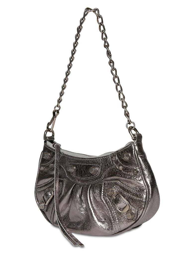 商品Balenciaga|Le Cagole Mini  Metallic Leather Purse,价格¥12619,第4张图片详细描述