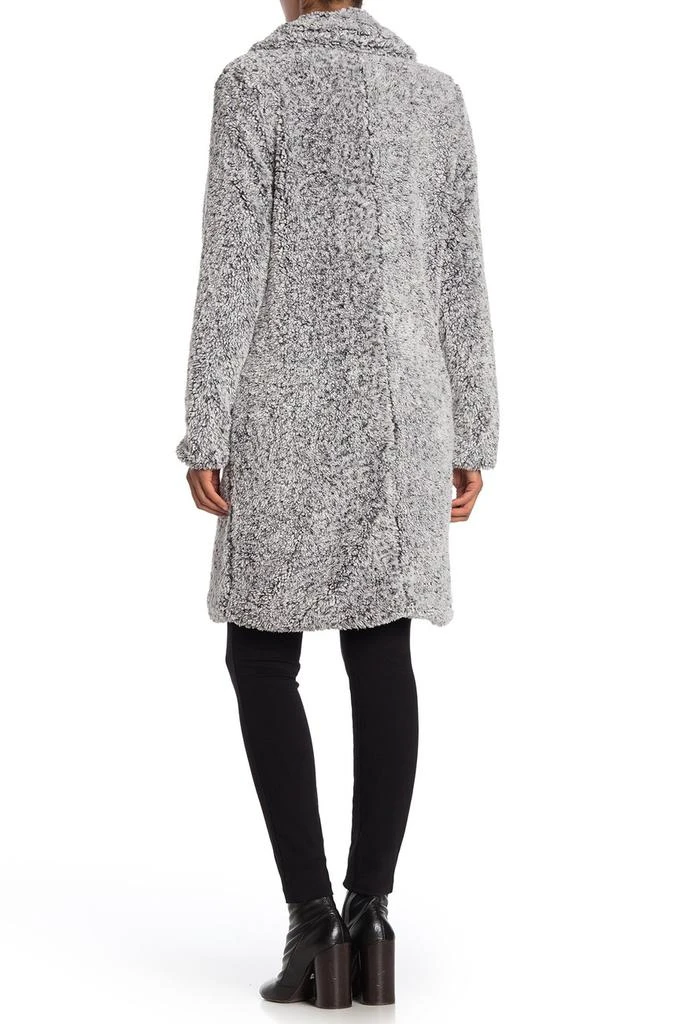 商品Lucky Brand|Missy Long Faux Shearling Teddy Coat,价格¥399,第2张图片详细描述