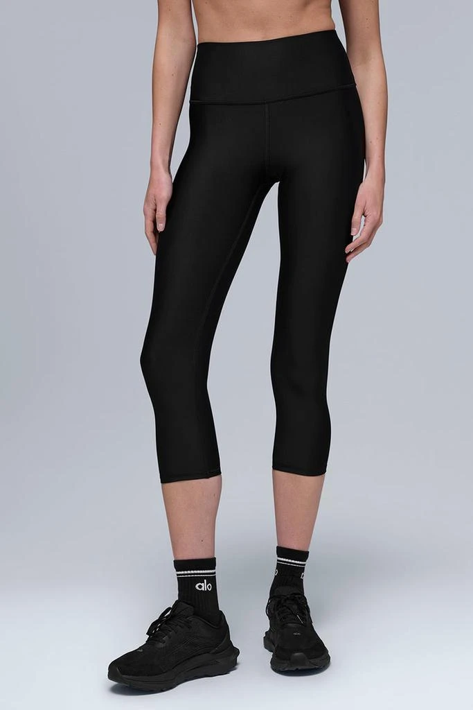 商品Alo|High-Waist Airlift Capri - Seashell Blue,价格¥905,第3张图片详细描述