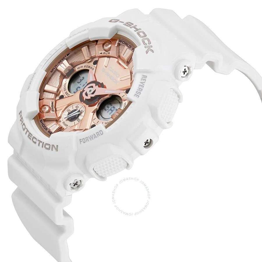 商品Casio|G-Shock S Series Rose Gold Dial Ladies Sports Watch GMAS120MF-7A2,价格¥625,第2张图片详细描述