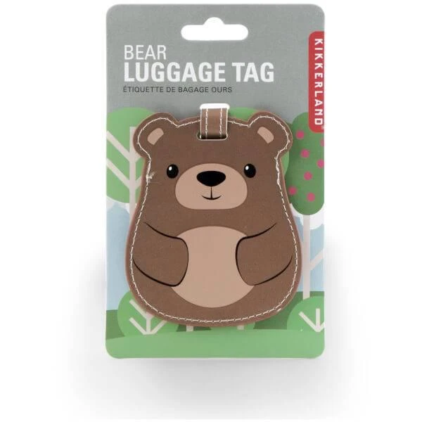 商品Kikkerland|Bear Luggage Tag,价格¥84,第3张图片详细描述